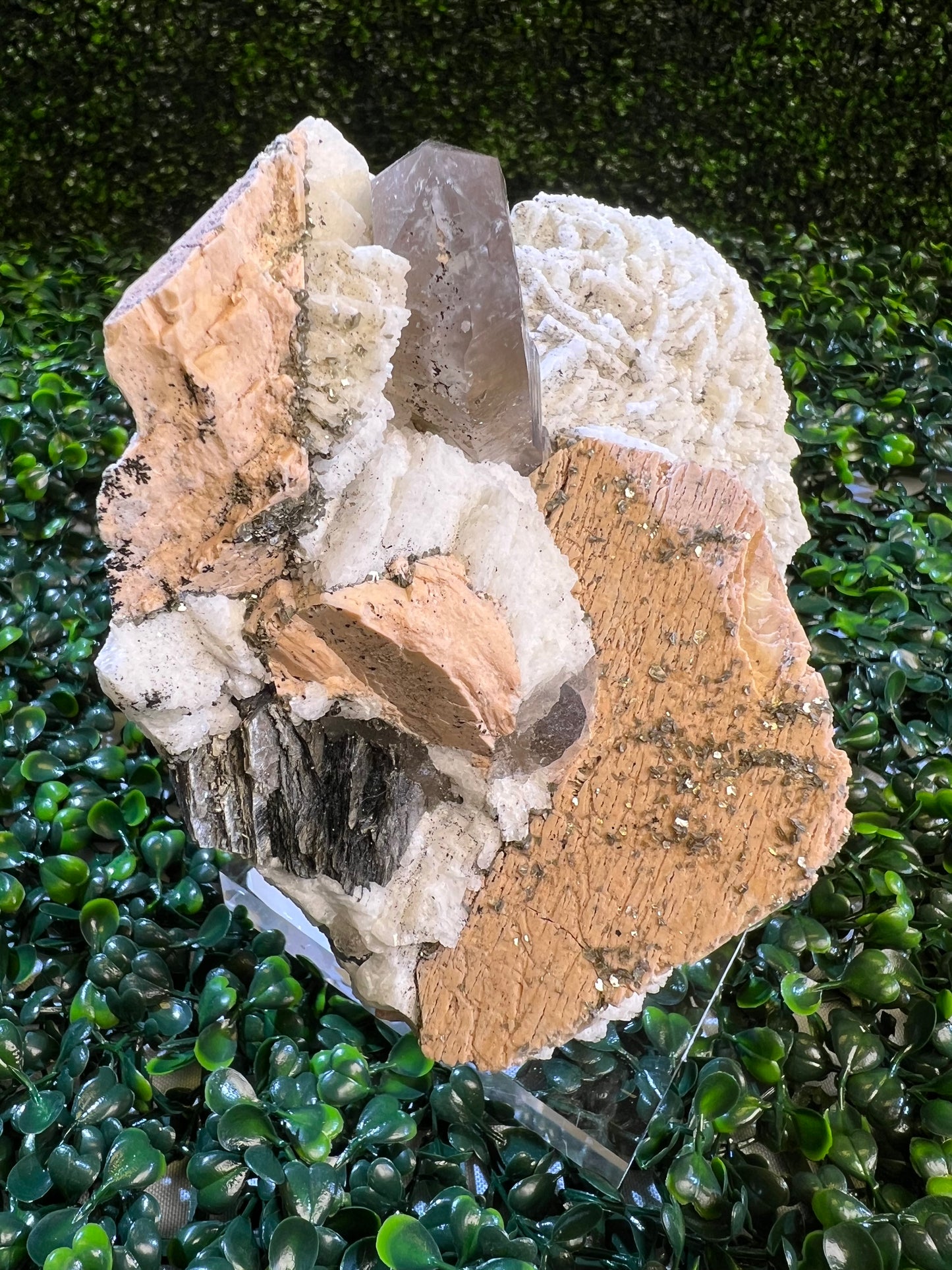 Fujian Smoky Quartz Feldspar Specimen