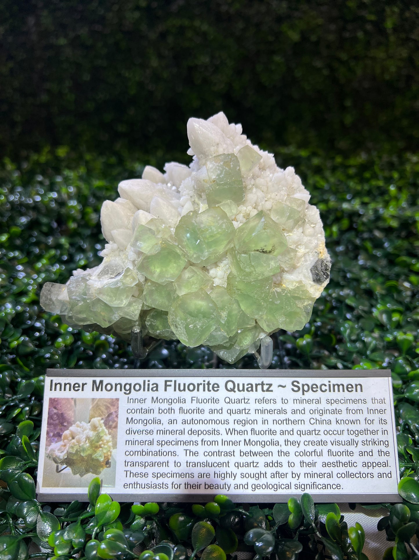 Inner Mongolia Fluorite Quartz Specimen